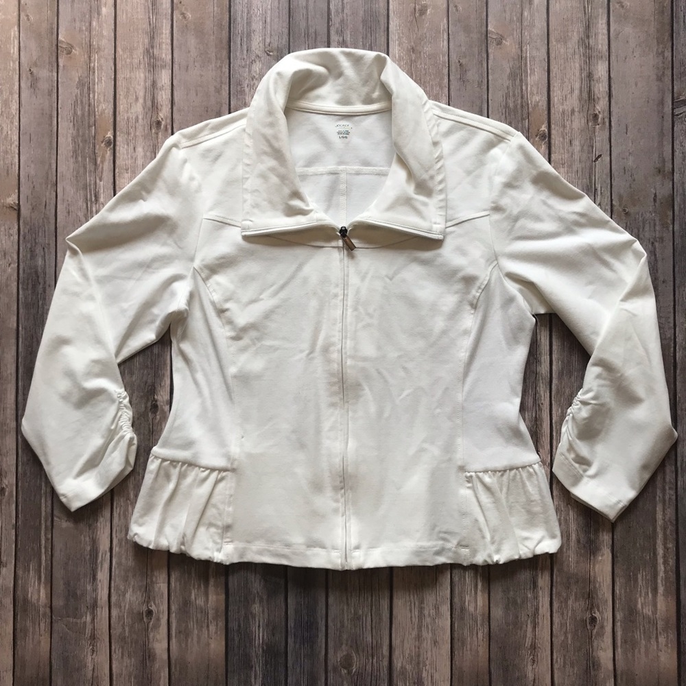 JOCKEY Person to Person Ruched Zip-up Jacket